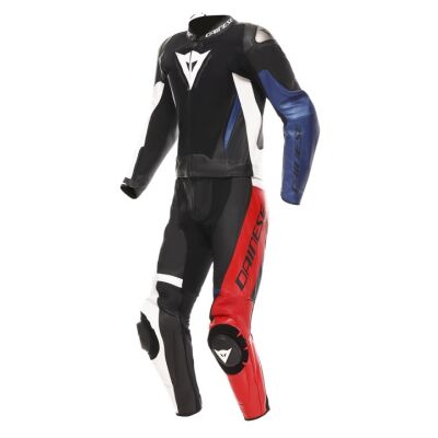 Dainese DEMON SPRINT 2PCS kombinéza černá/bílá/červená vel.52